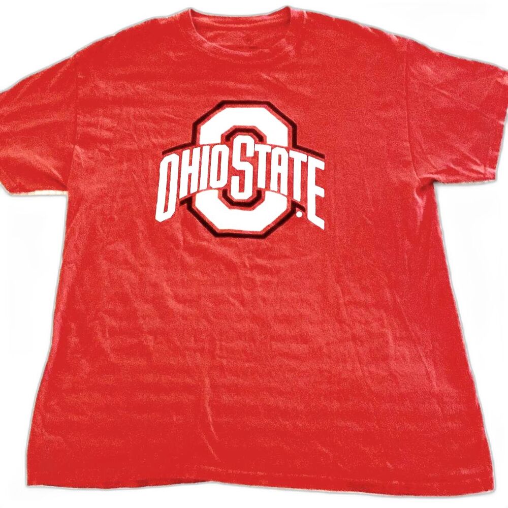 OHIO STATE Red Game Day Shirt #11 Large Top of the World
